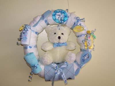 Baby wreath for hospital door